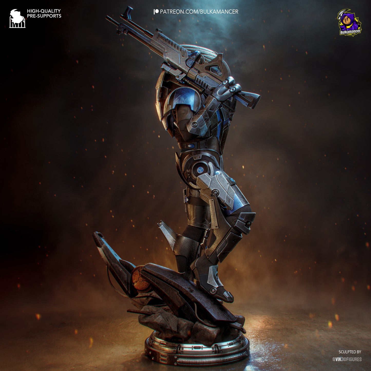 Garrus | Mass Effect | Handcrafted Figure