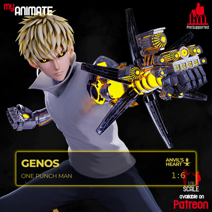 Genos | One Punch Man | Handcrafted Figure