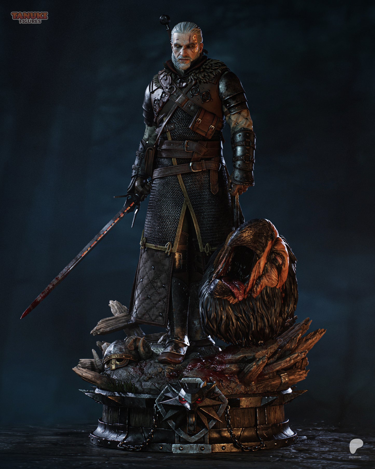 Geralt | The Witcher 3 | Handcrafted Figure