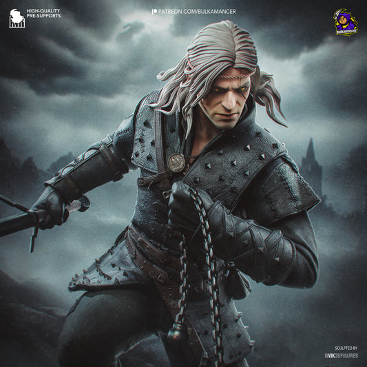 Geralt | The Witcher book series| Handcrafted Figure