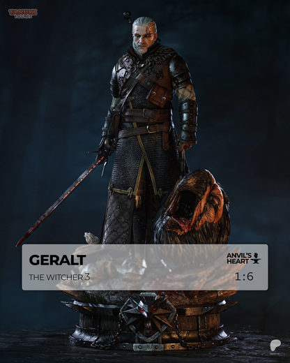 Geralt | The Witcher 3 | Handcrafted Figure