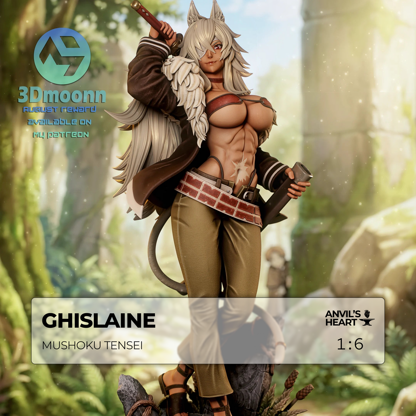 Beast Swordswoman | Handcrafted Figure