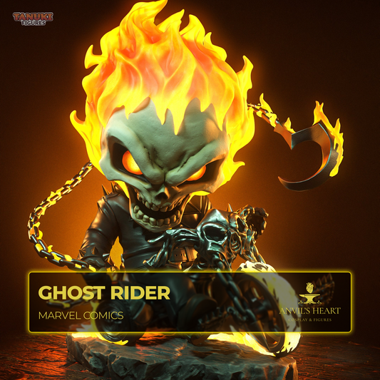 Ghost Rider (Chibi) | Handcrafted Figure