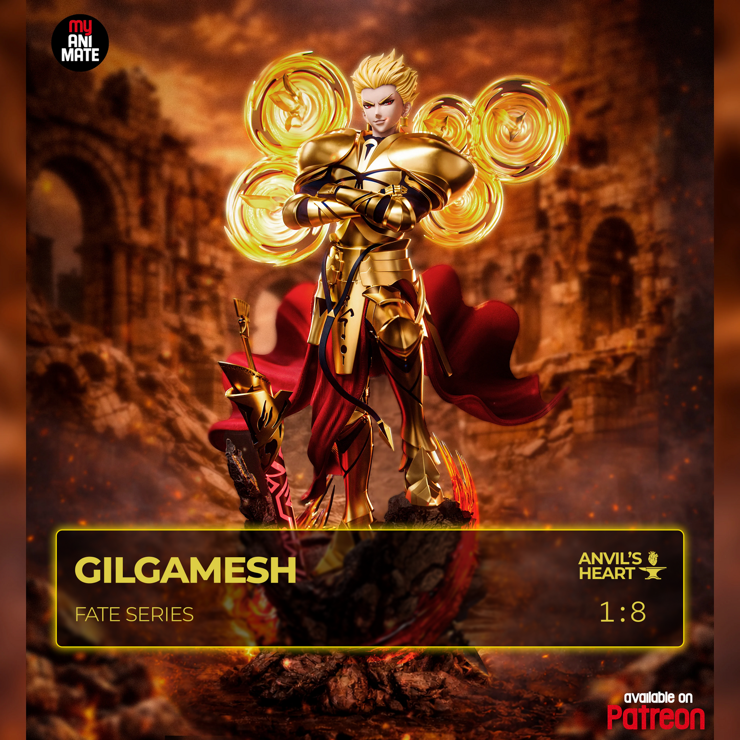 Gilgamesh | Fate Series | Handcrafted Figure