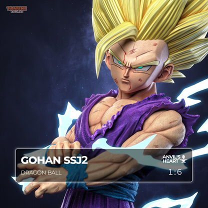 Young Saiyan Warrior (SSJ2) | Handcrafted Figure