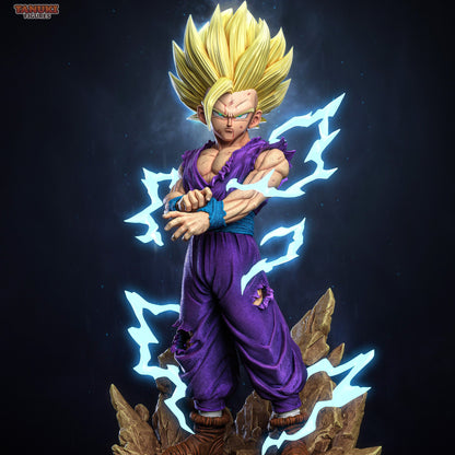 Young Saiyan Warrior (SSJ2) | Handcrafted Figure