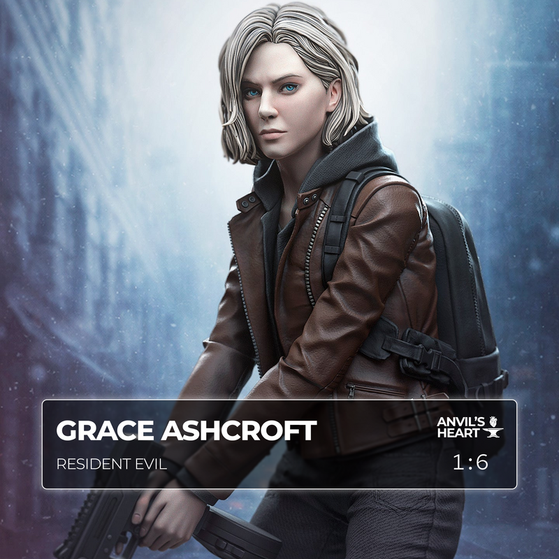Grace FBI Agent | Survival Horror Game | Handcrafted Figure