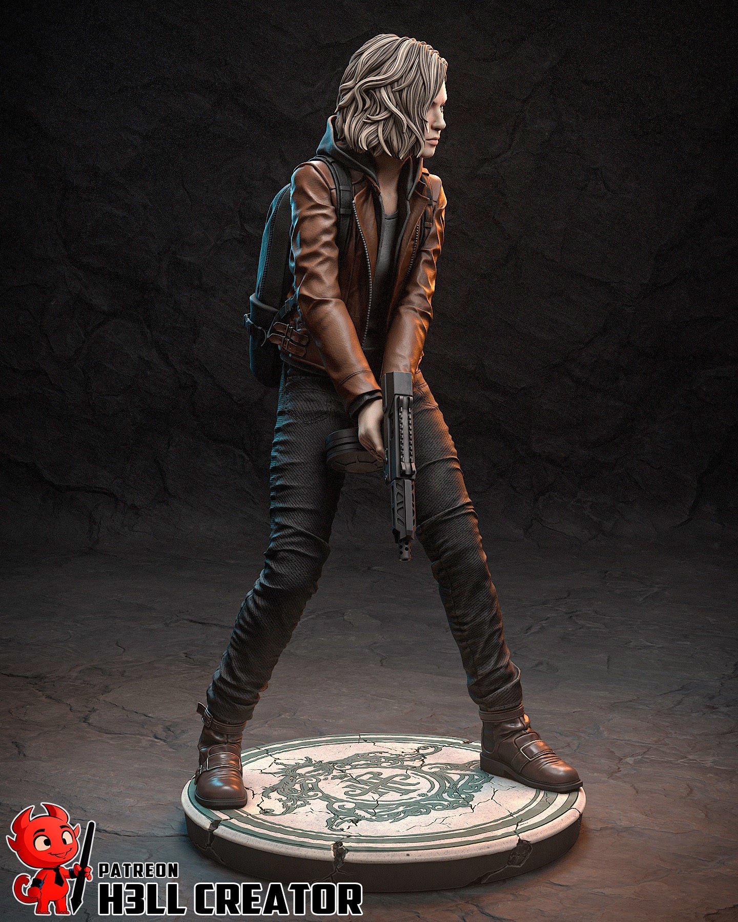 Grace FBI Agent | Survival Horror Game | Handcrafted Figure
