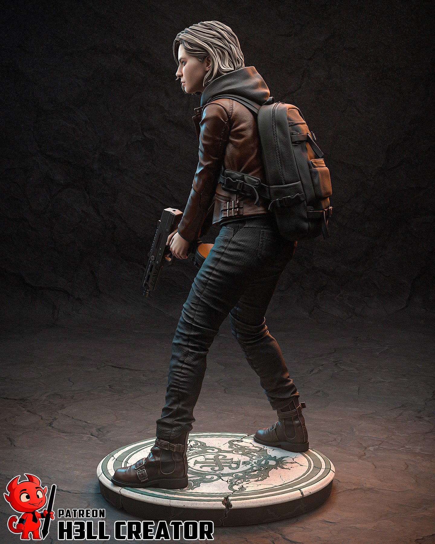 Grace FBI Agent | Survival Horror Game | Handcrafted Figure