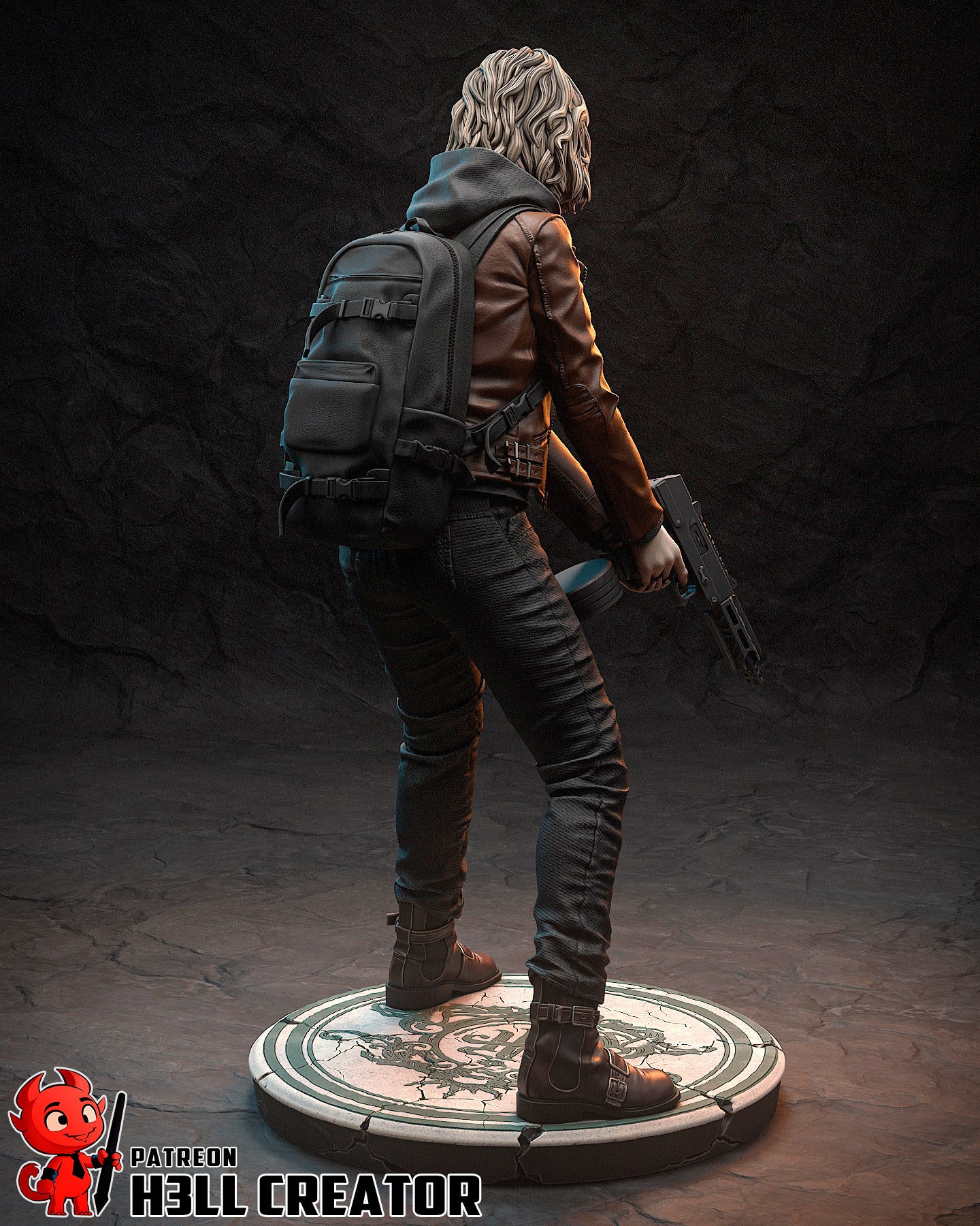 Grace FBI Agent | Survival Horror Game | Handcrafted Figure