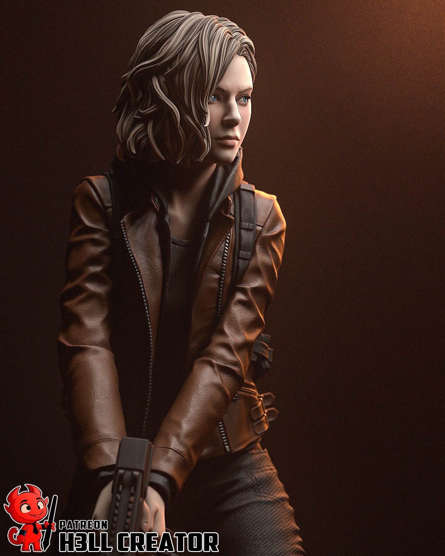 Grace FBI Agent | Survival Horror Game | Handcrafted Figure