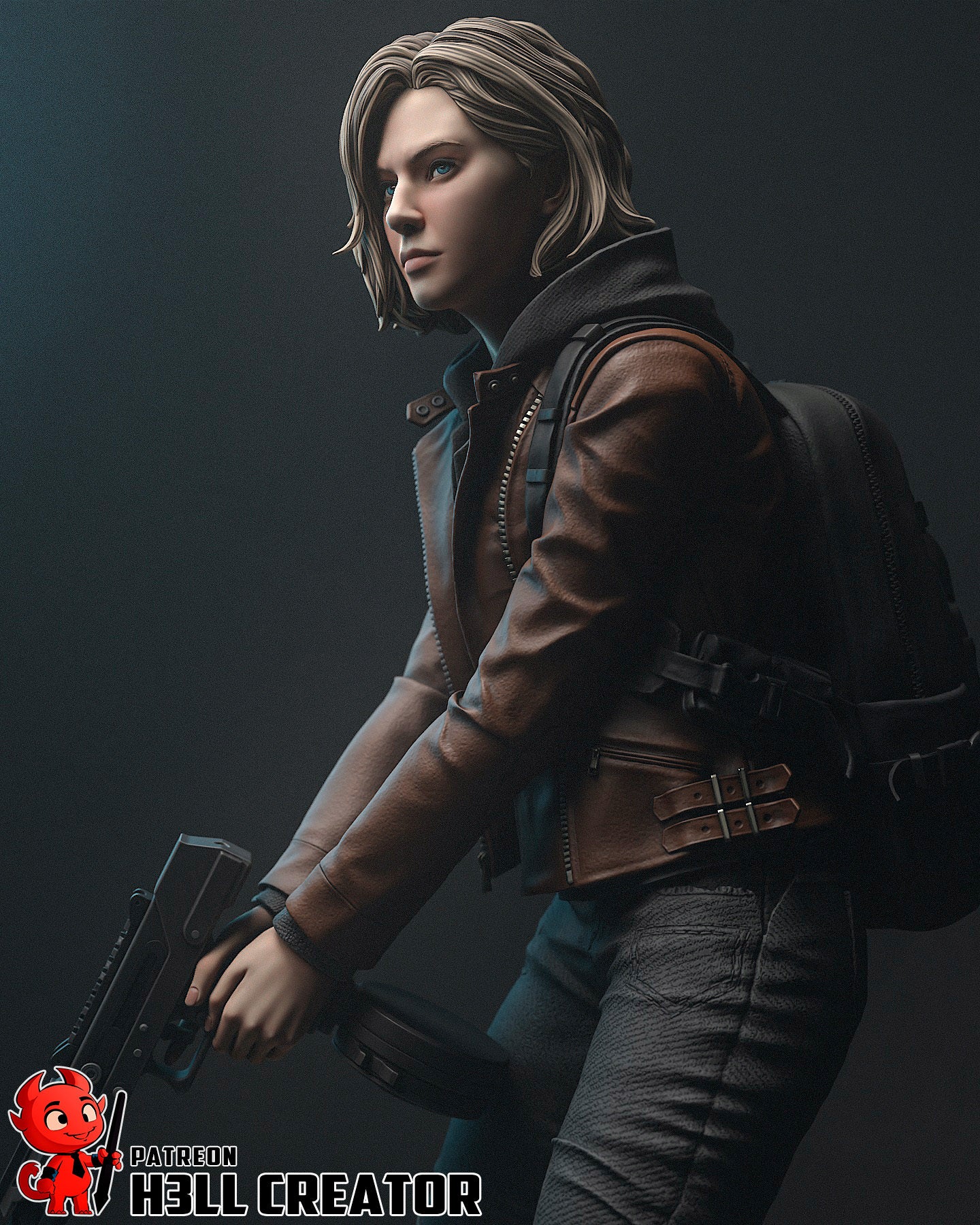 Grace FBI Agent | Survival Horror Game | Handcrafted Figure