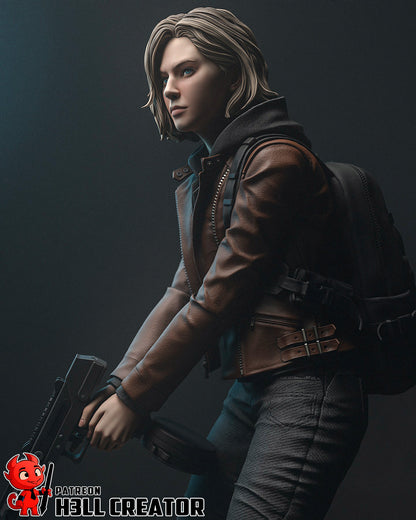 Grace FBI Agent | Survival Horror Game | Handcrafted Figure
