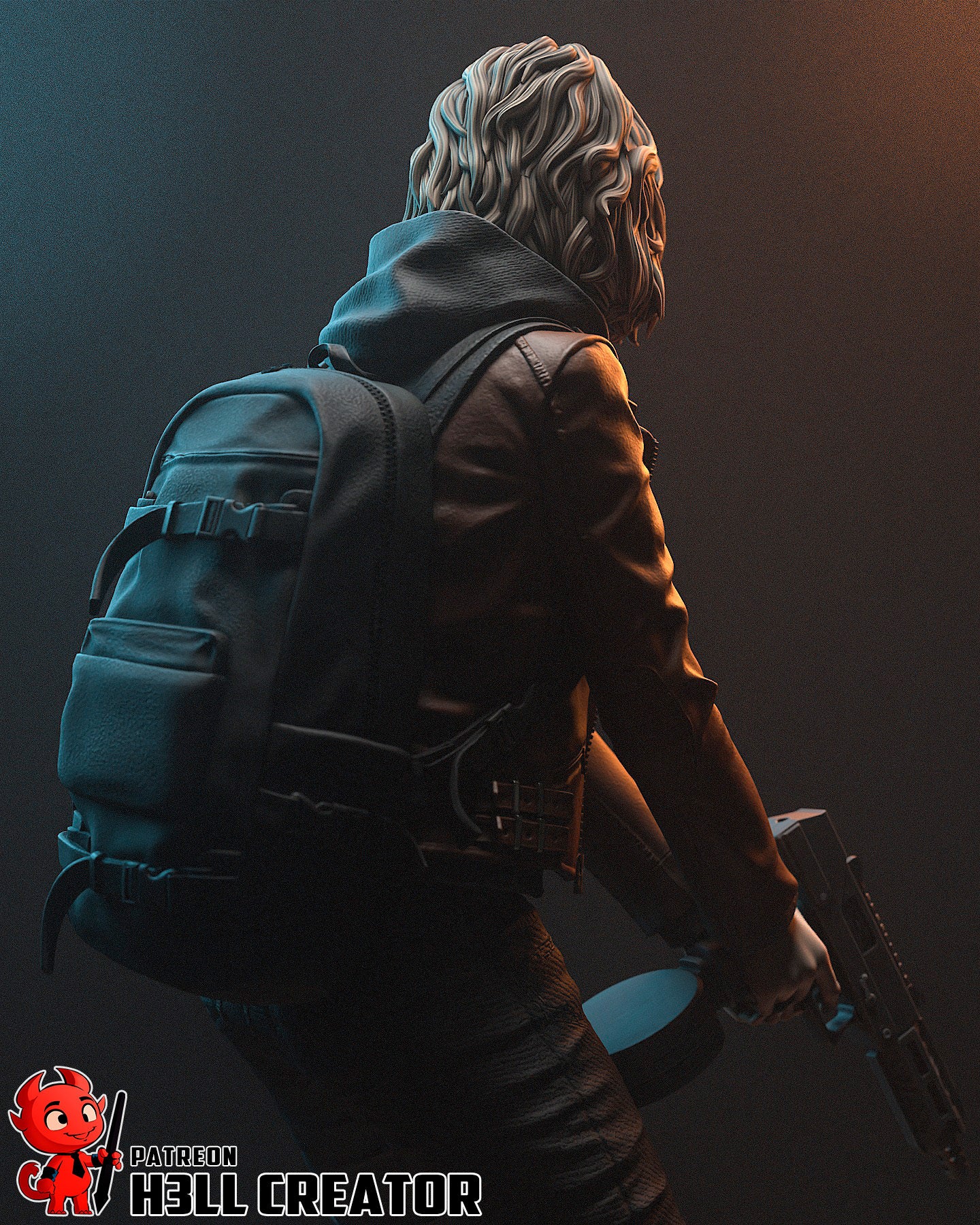 Grace FBI Agent | Survival Horror Game | Handcrafted Figure