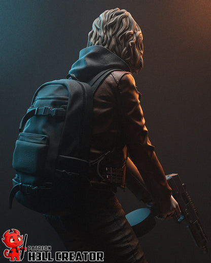 Grace FBI Agent | Survival Horror Game | Handcrafted Figure