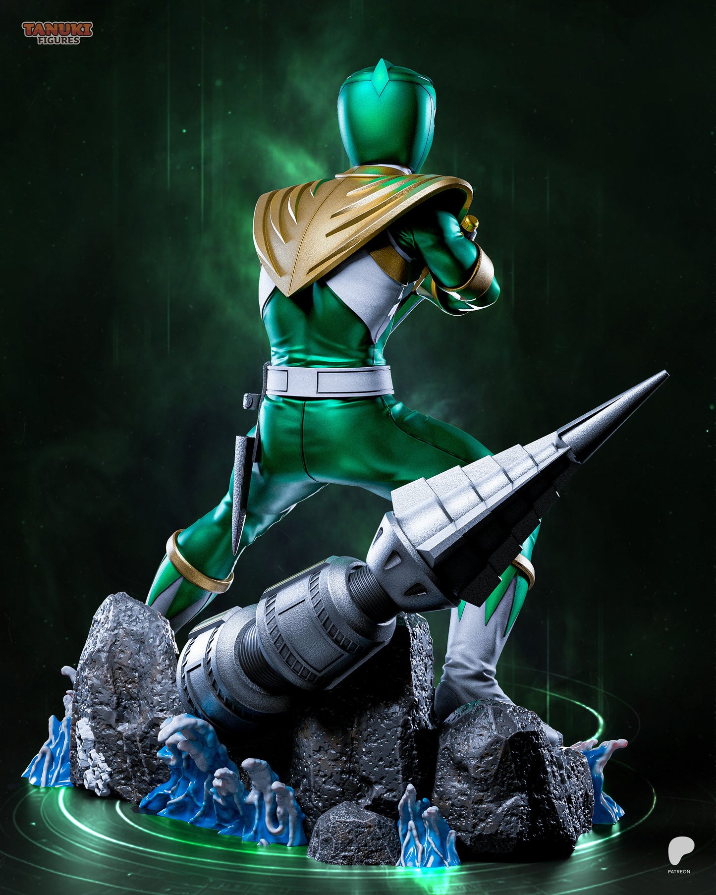 Green Ranger | Power Rangers | Handcrafted Figure