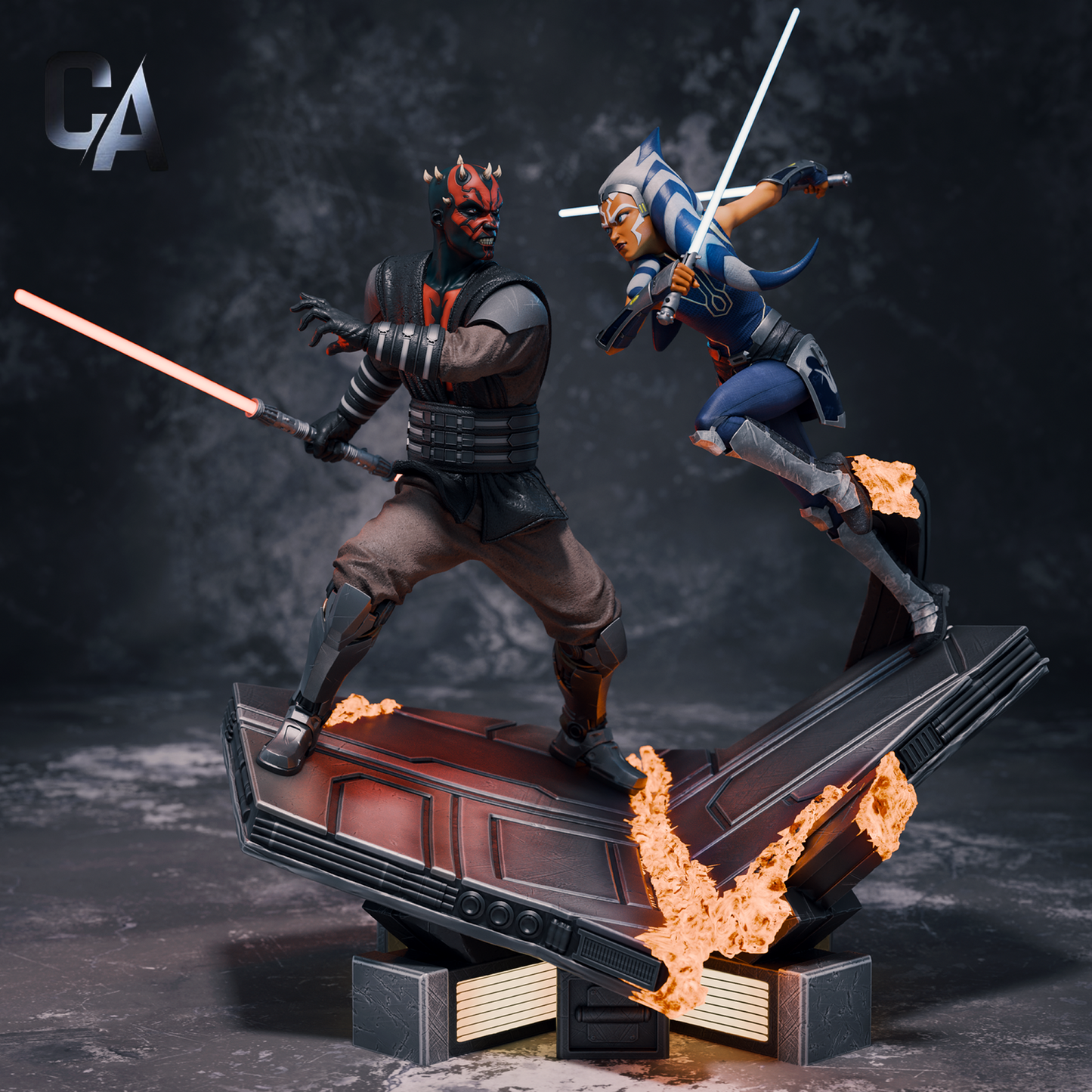 Galactic Duel | Handcrafted Figure