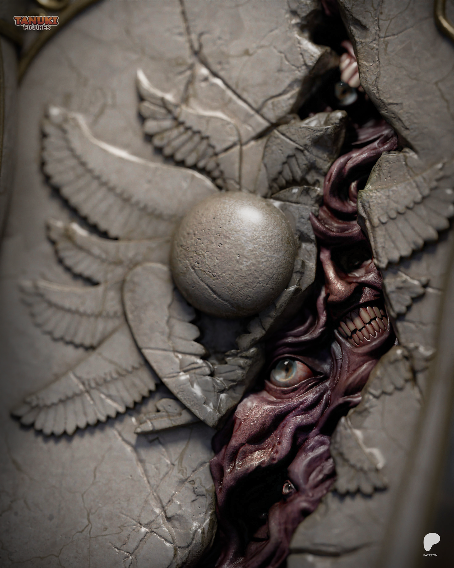 White Hawk Commander | Handcrafted Figure