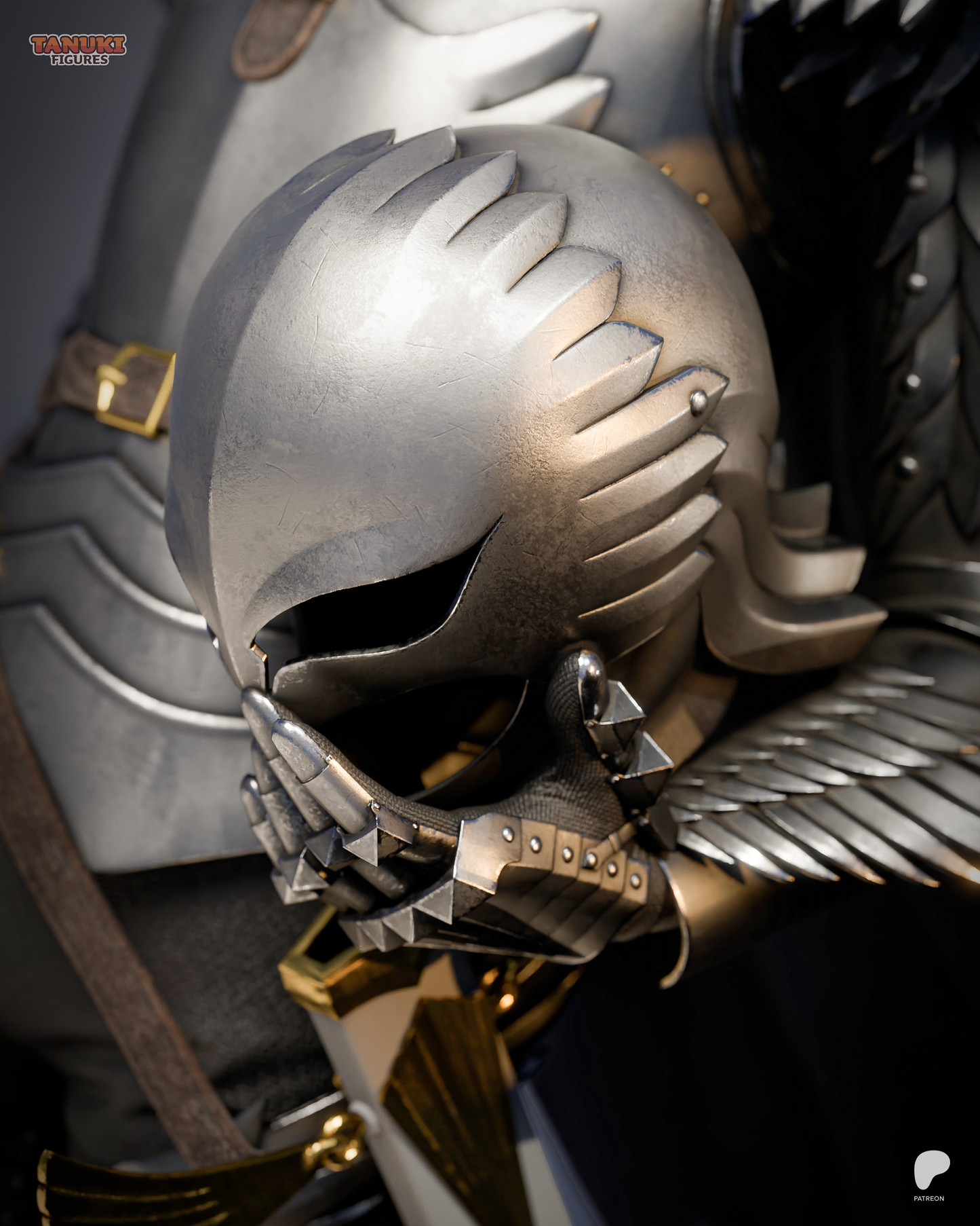White Hawk Commander | Handcrafted Figure