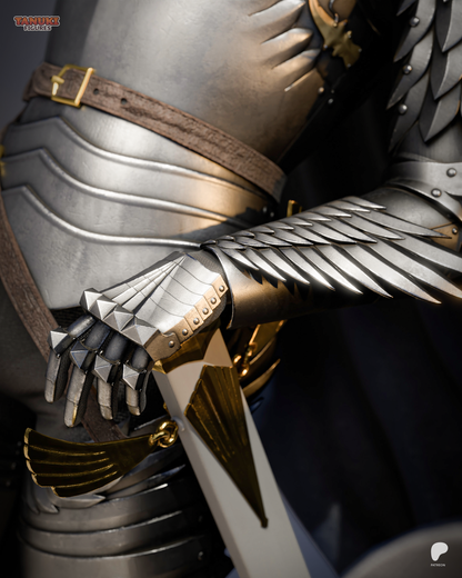 White Hawk Commander | Handcrafted Figure
