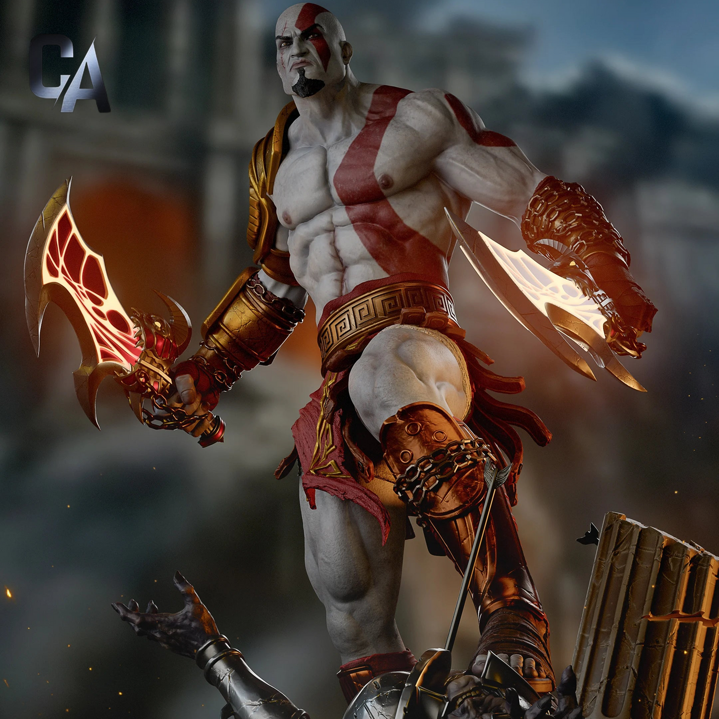 Kratos | God of War | Handcrafted Figure