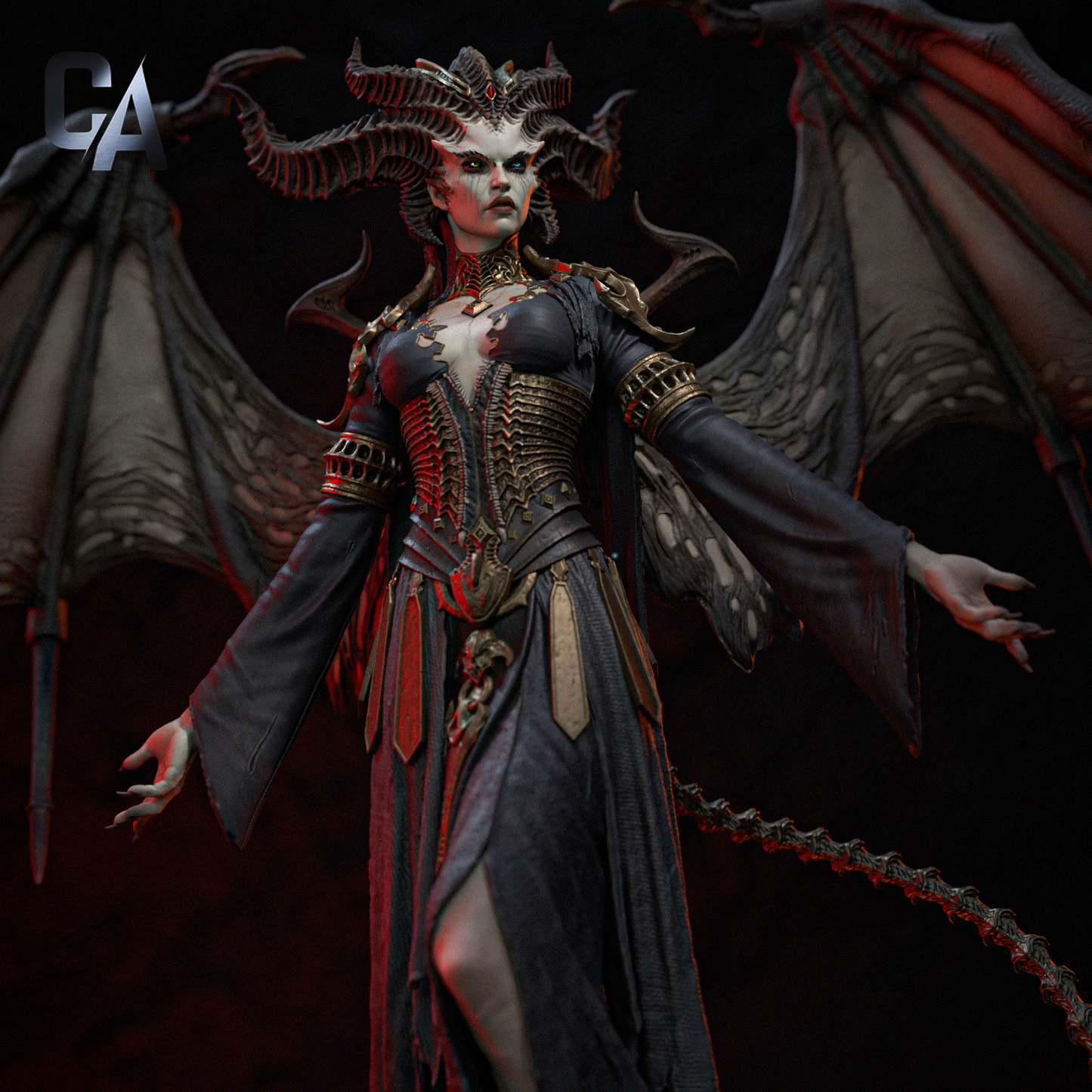 Lilith | Diablo IV | Handcrafted Figure