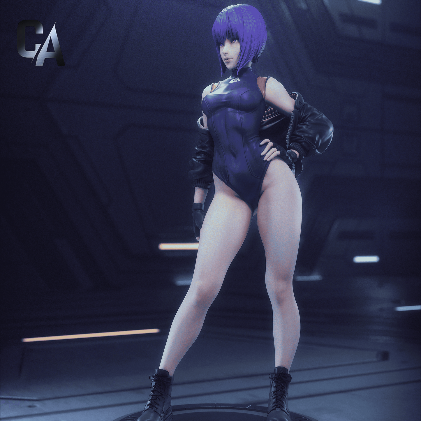 Motoko | Ghost in the Shell | Handcrafted Figure