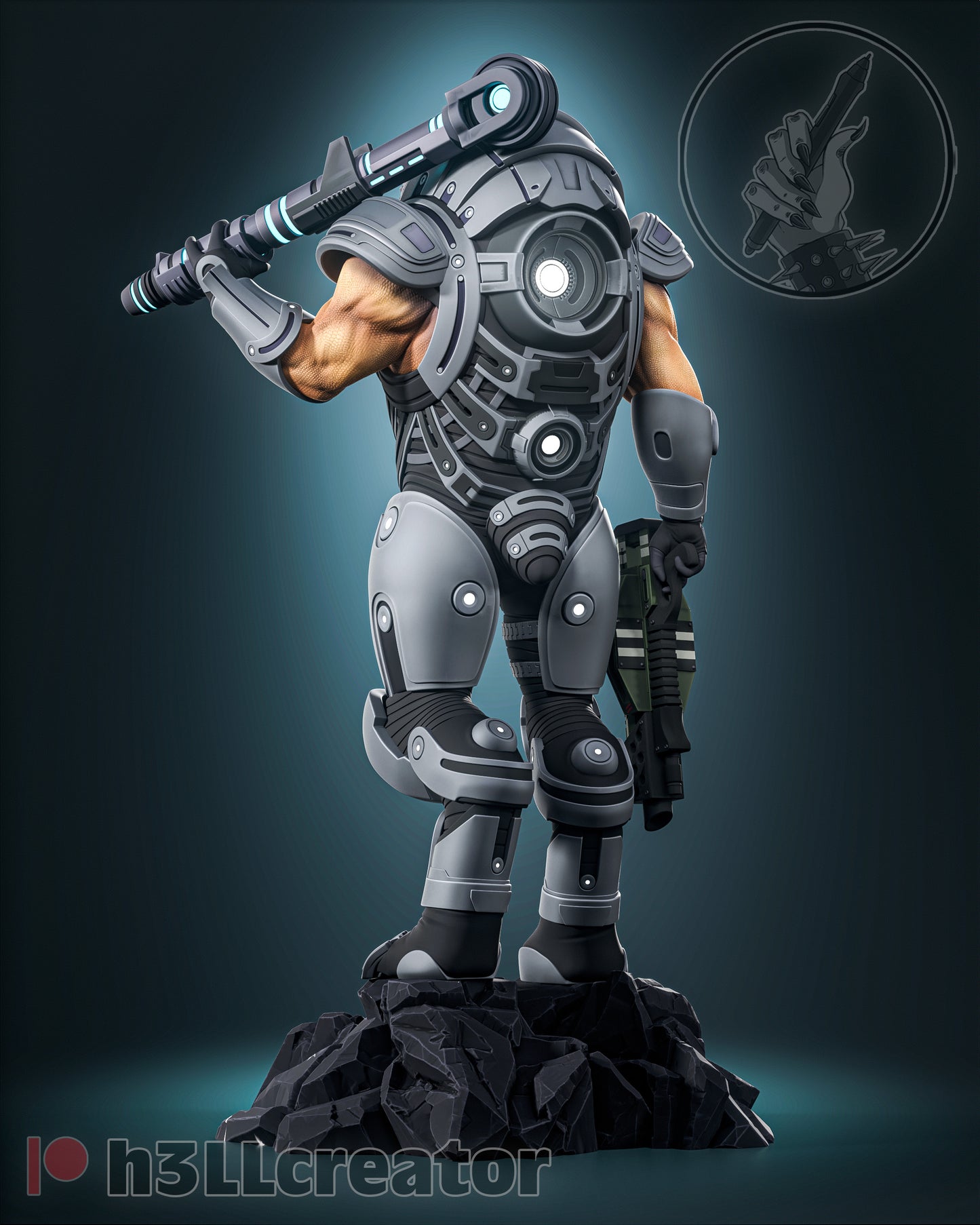 Grunt | Mass Effect | Handcrafted Figure