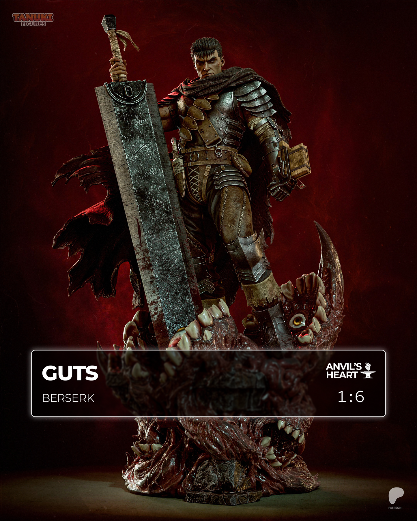 Guts | Berserk | Handcrafted Figure