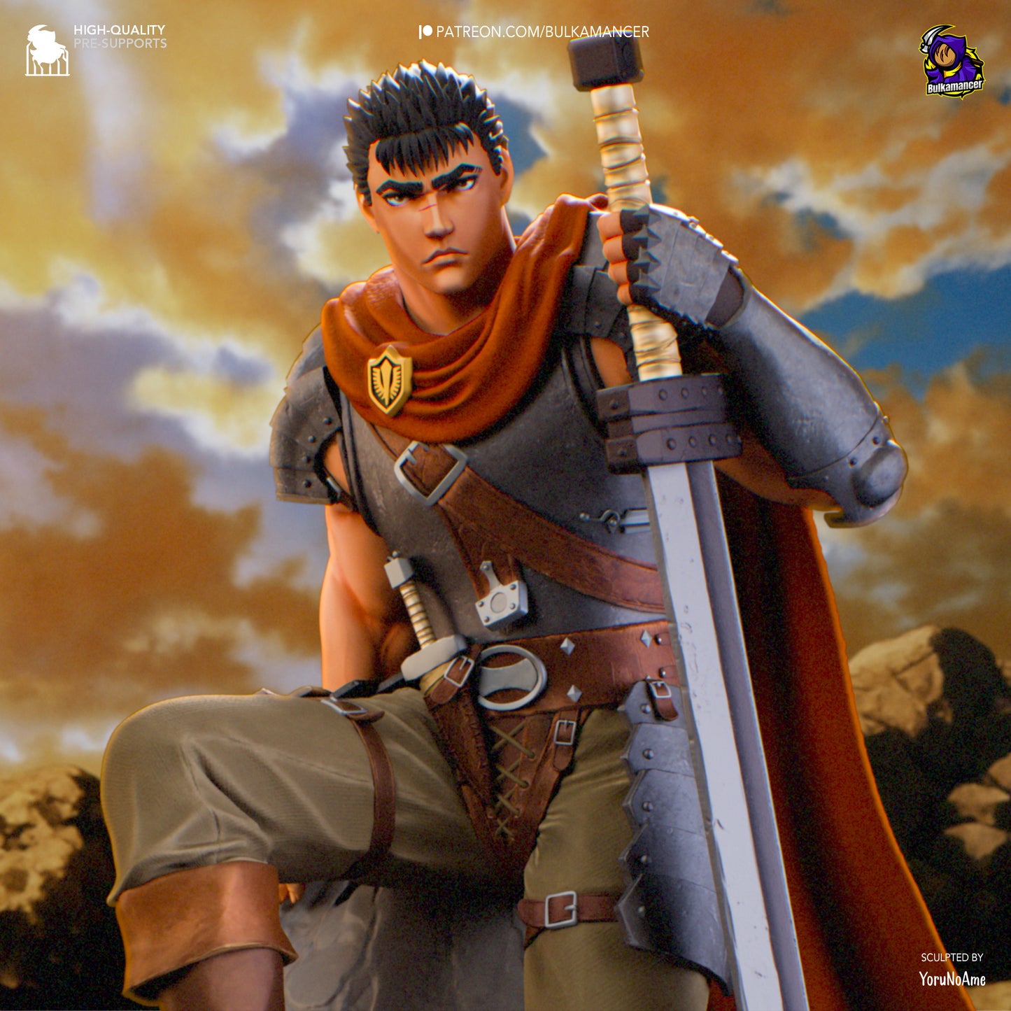 Guts | Berserk | Handcrafted Figure