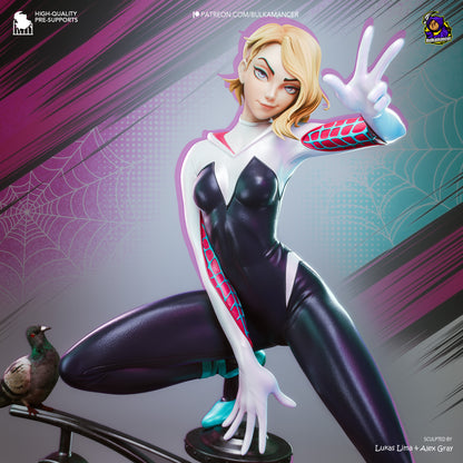 White Spider Heroine | Handcrafted Figure