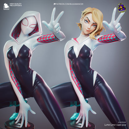 White Spider Heroine | Handcrafted Figure