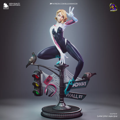 White Spider Heroine | Handcrafted Figure