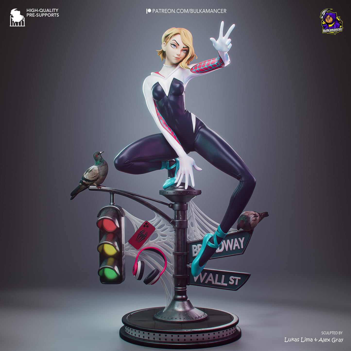 White Spider Heroine | Handcrafted Figure