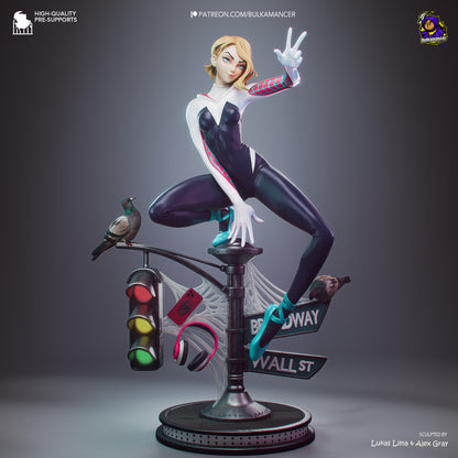 White Spider Heroine | Handcrafted Figure