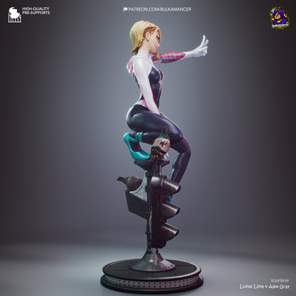 White Spider Heroine | Handcrafted Figure