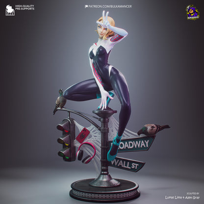 White Spider Heroine | Handcrafted Figure