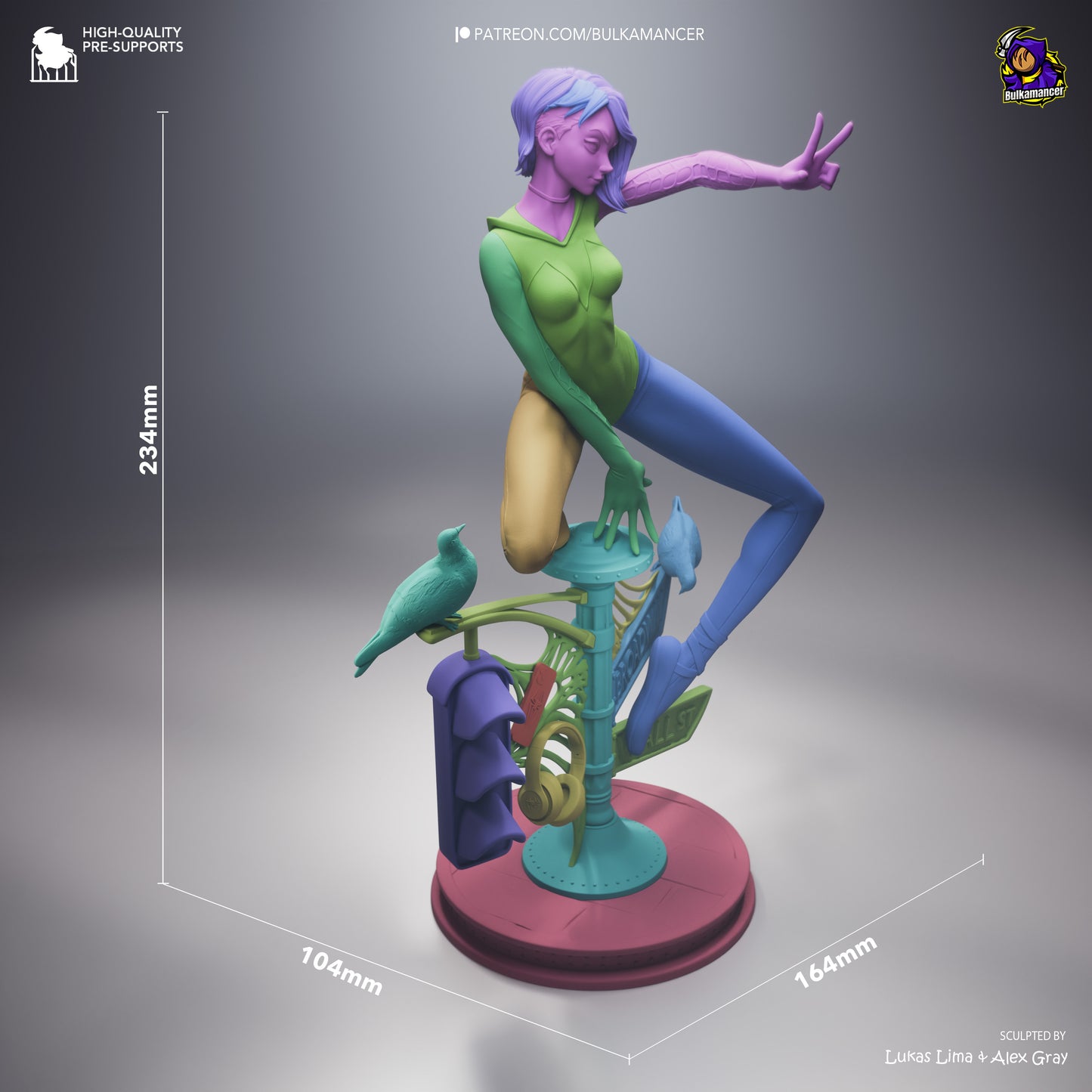 White Spider Heroine | Handcrafted Figure