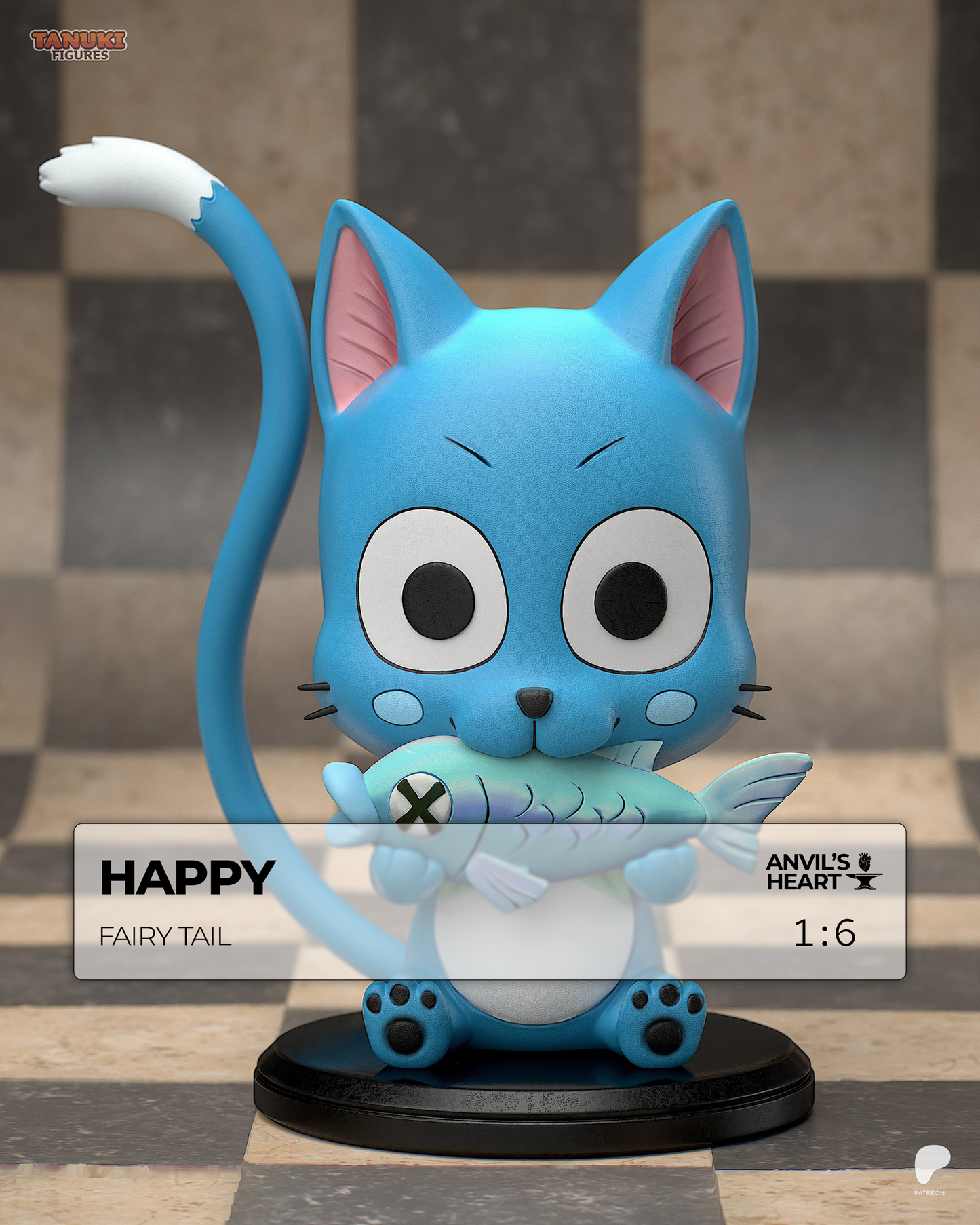 Happy | Fairy Tail | Handcrafted Figure