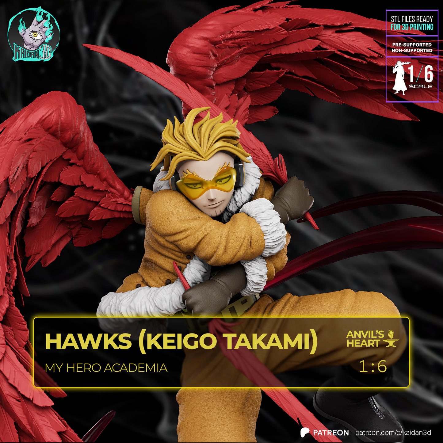 Hawks (Keigo Takami) | My Hero Academia | Handcrafted Figure