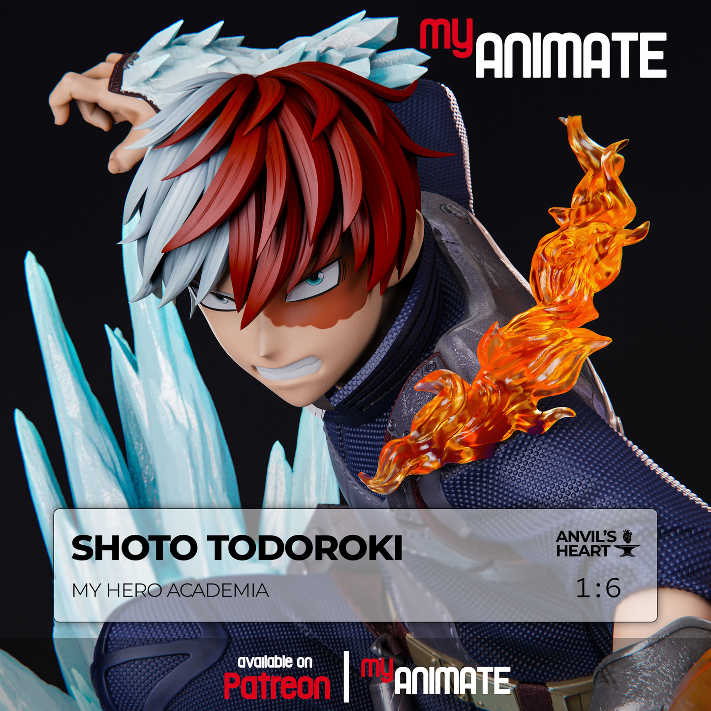 Ice & Fire Hero | Handcrafted Figure