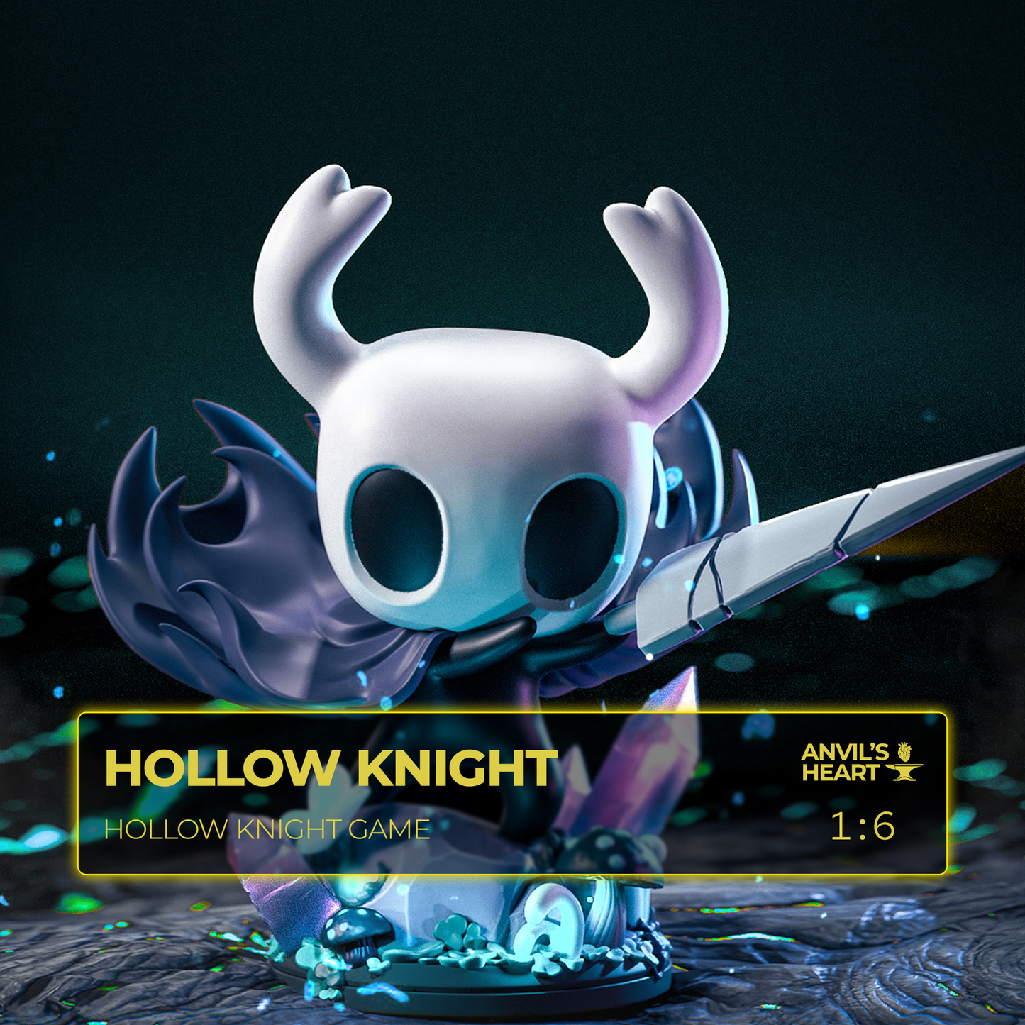 Hollow Knight | Hollow Knight game | Handcrafted Figure