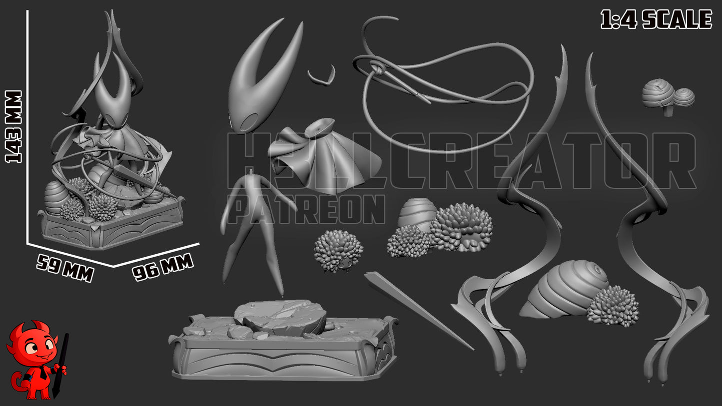 Hornet | Hollow Knight Silksong | Handcrafted Figure