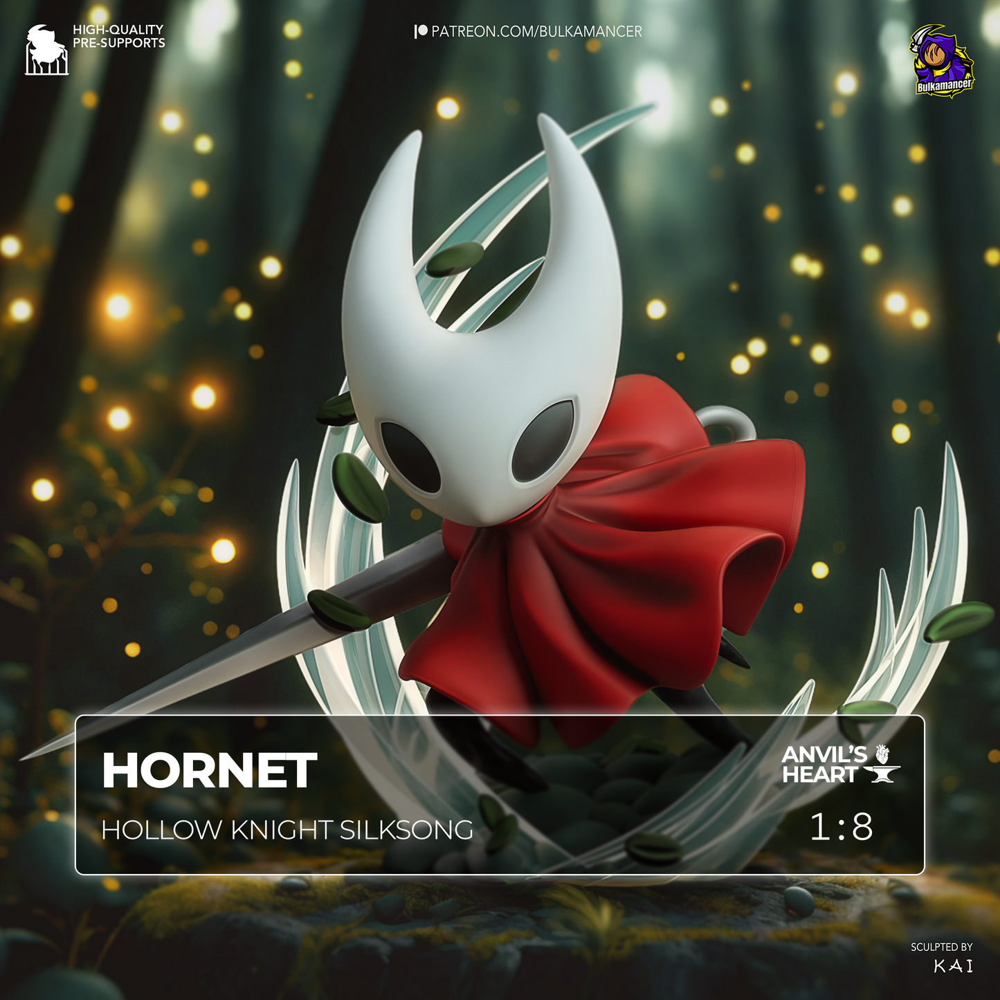 Hornet | Hollow Knight Silksong | Handcrafted Figure