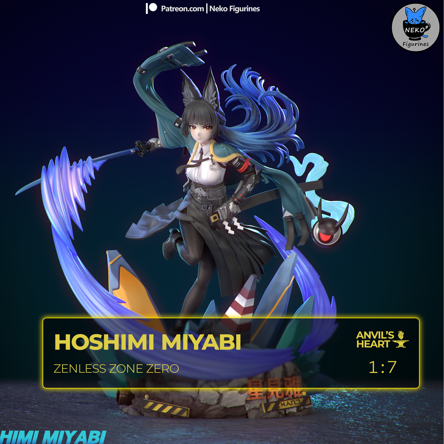 Foxfire Blade Master | Handcrafted Figure
