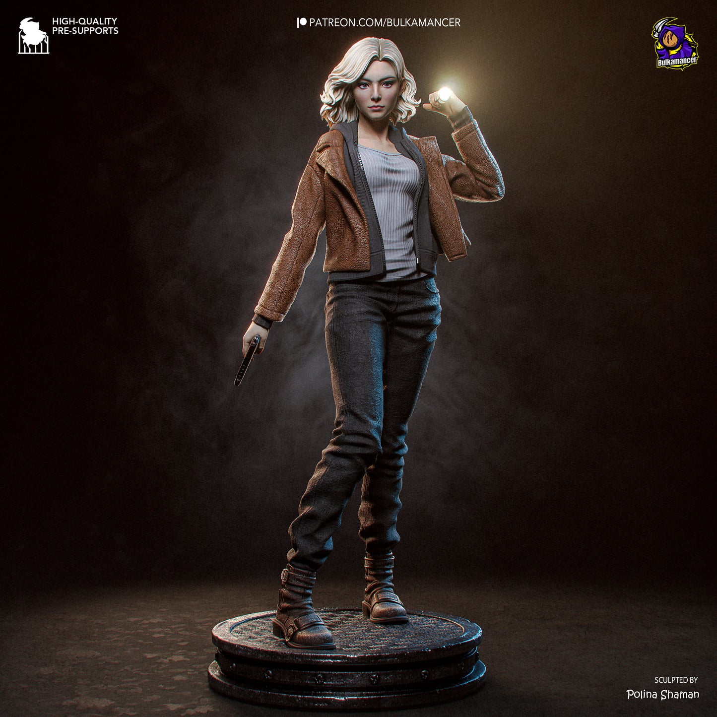 Grace FBI Agent | Survival Horror Game | Handcrafted Figure
