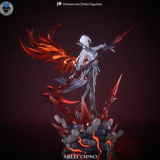 Arlecchino | Genshin Impact | Handcrafted Figure