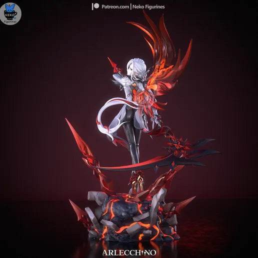 Arlecchino | Genshin Impact | Handcrafted Figure