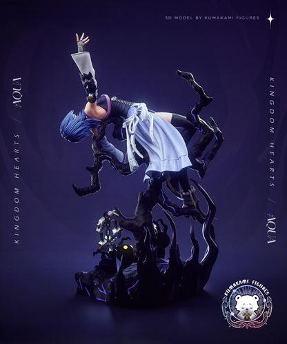 Blue Keyblade Mistress | Handcrafted Figure