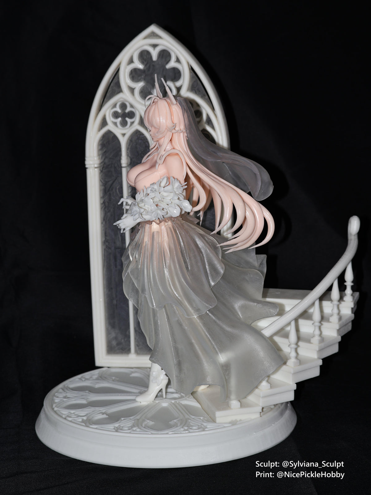Red-Haired Bride | Handcrafted Figure